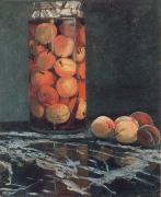 Jar of Peaches Claude Monet